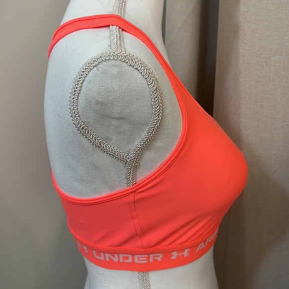Under Armour Mid Crossback Sports Bra - Picture 4 of 5